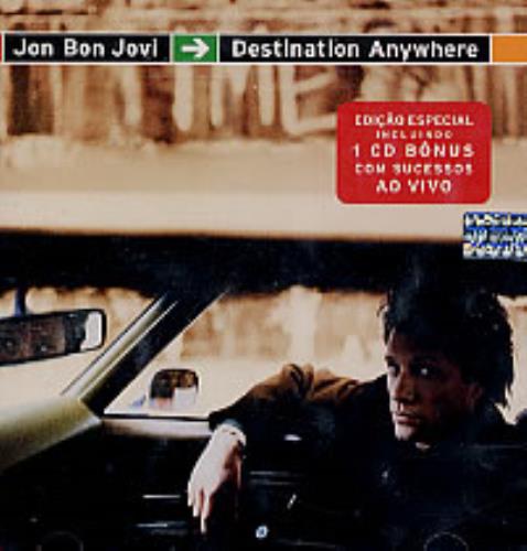 Jon Bon Jovi Destination Anywhere Brazilian 2 CD album set Jon Bon Jovi Destination Anywhere Brazilian 2 CD album set